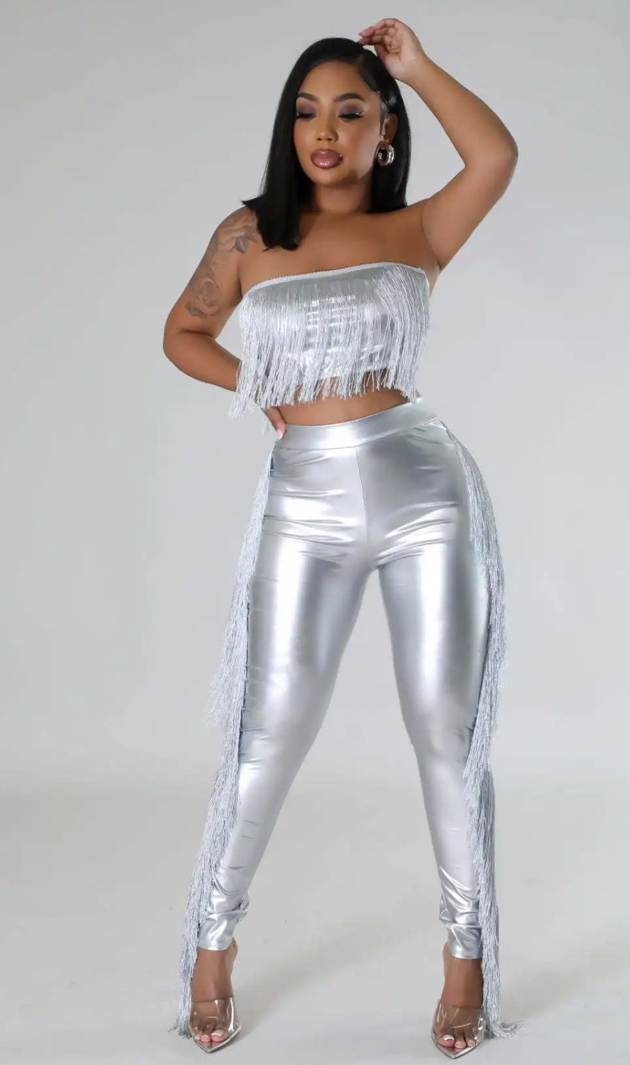 Pre-order: 2 set top and fringles pants