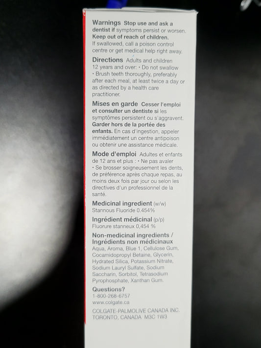 Dentifrice Colgate Total blanchissant en pack de 3 tubes de 120 ml