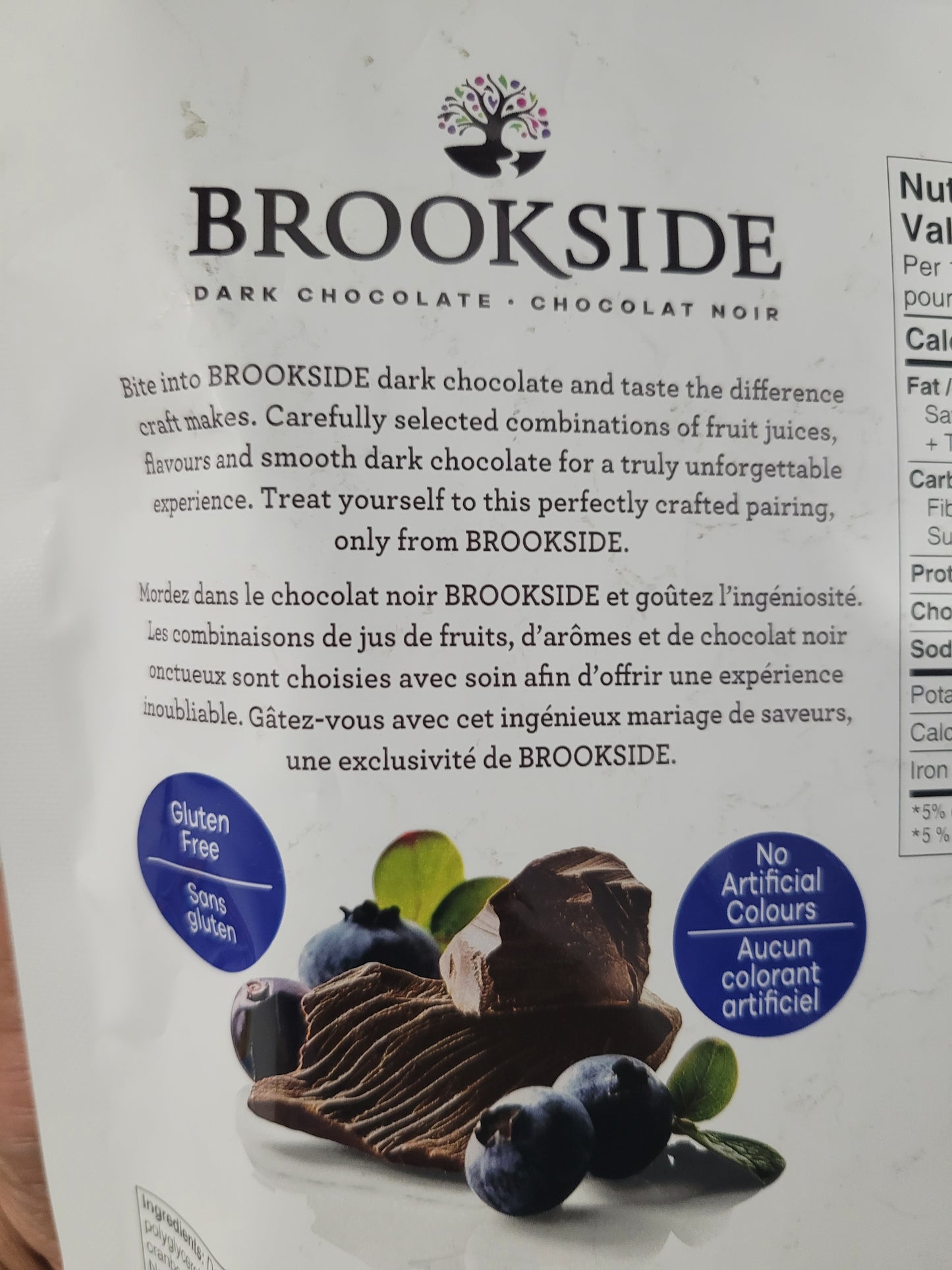 BROOKSIDE Açai & Blueberry flavors 850g, 2 pack