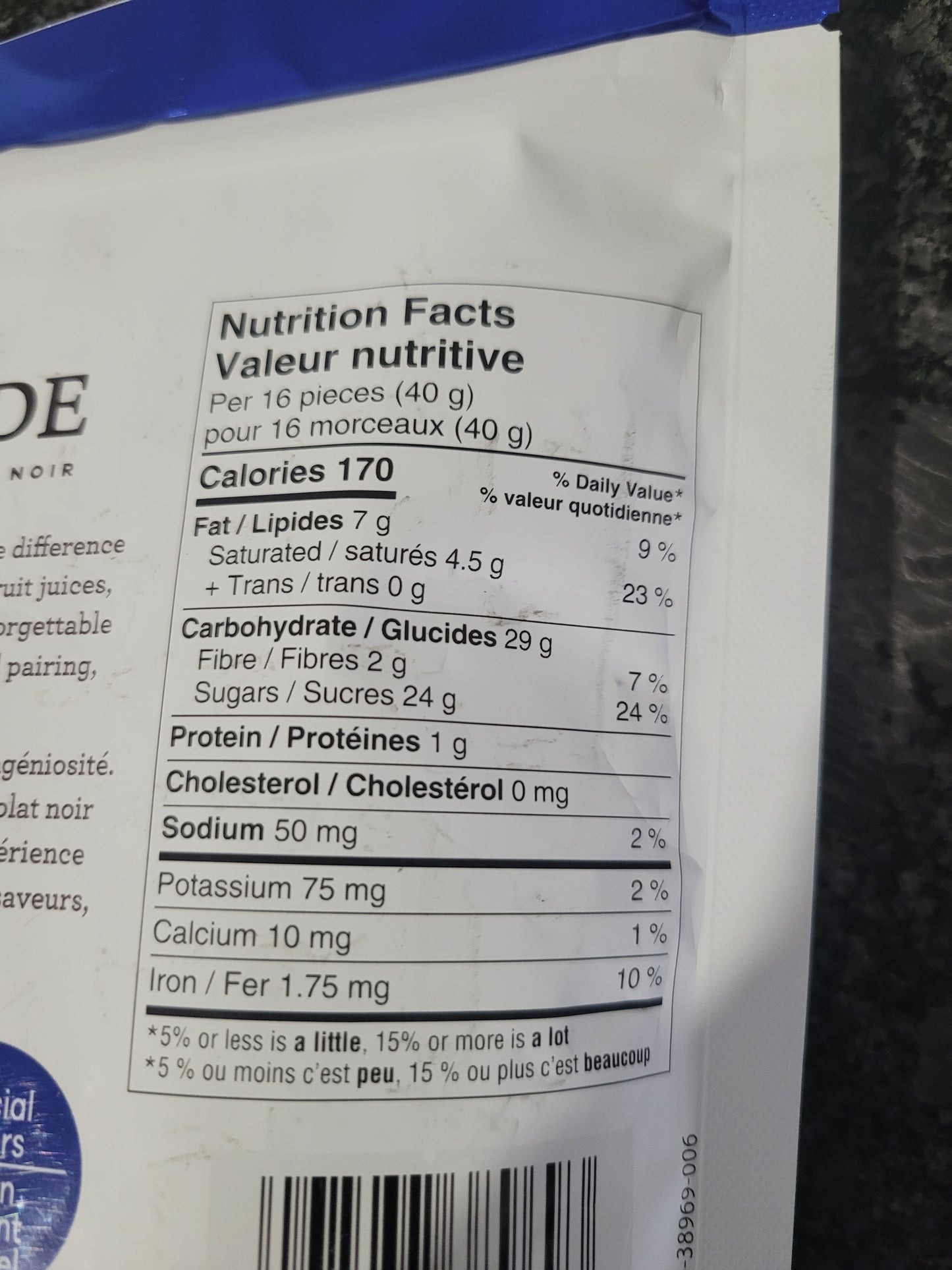 BROOKSIDE Açai & Blueberry flavors 850g, 2 pack