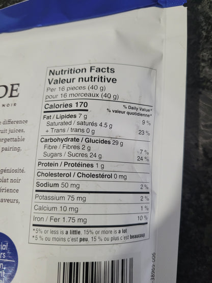 BROOKSIDE Açai & Blueberry flavors 850g, 2 pack