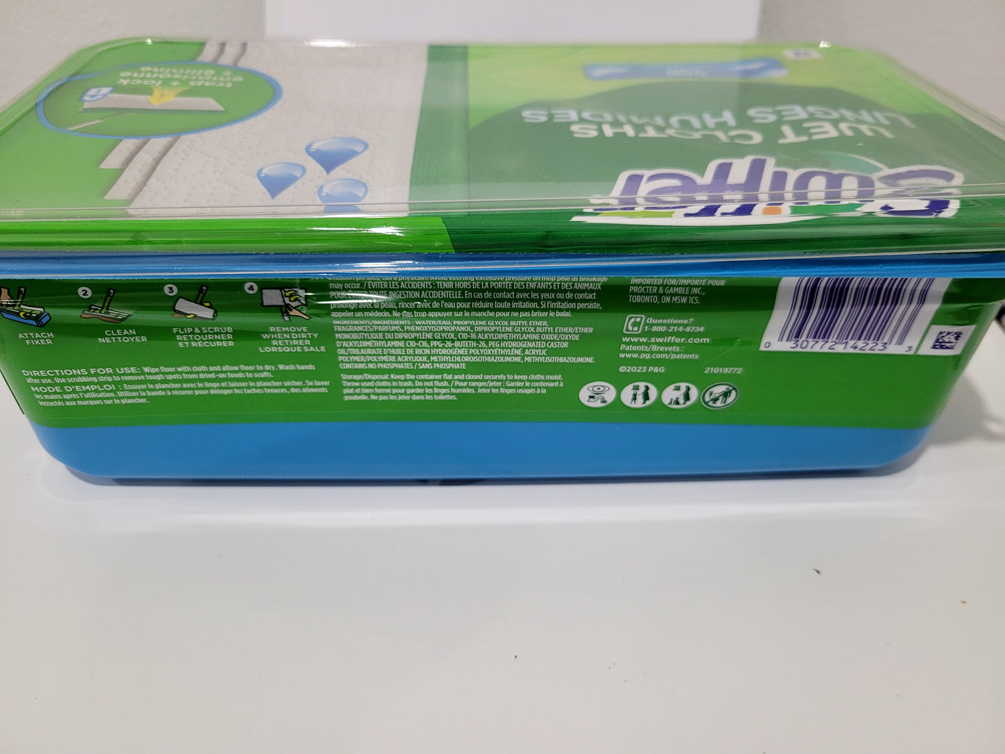 Swiffer linges humides 24 feuilles  parfum frais